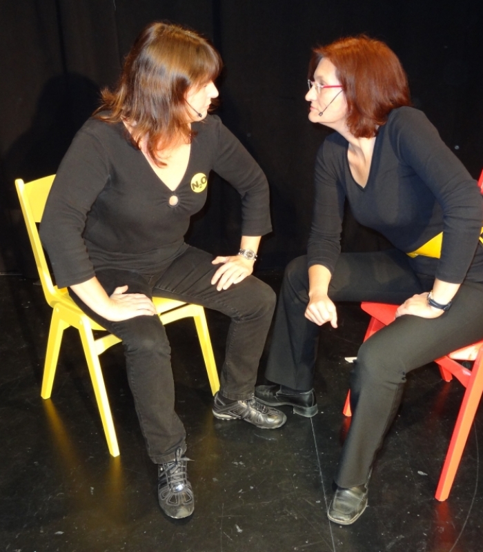 Match Gelb gegen Rot